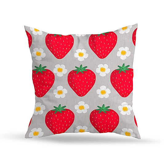 Grey Strawberry cushion