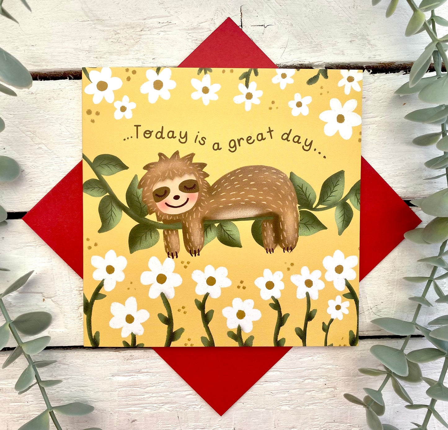 Great Day Sloth card