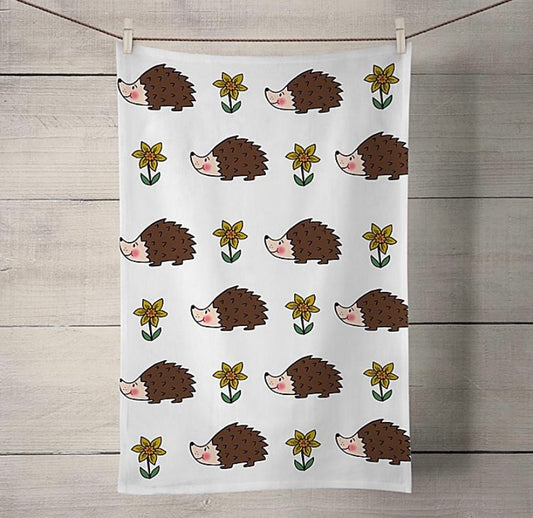 Hedgehog Tea Towel