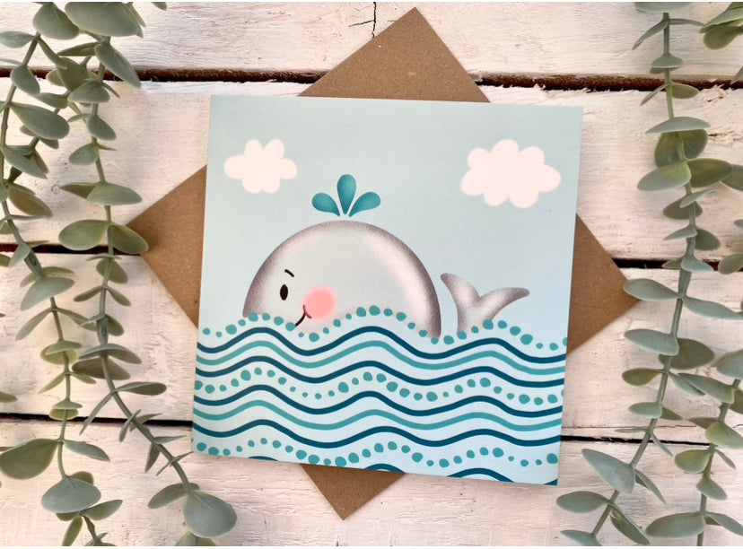 Happy Whale card